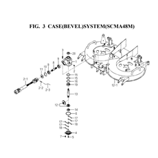 CASE(BEVEL)SYSTEM(SCMA48M)(8663-201-0100) spare parts