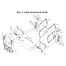 LINK SYSTEM(H TYPE)(8664-455-0100) spare parts