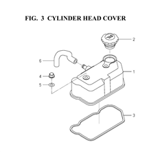 CYLINDER HEAD COVER spare parts