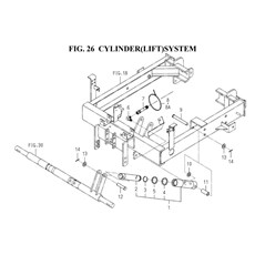 CYLINDER(LIFT)SYSTEM(1752-504-0100) spare parts