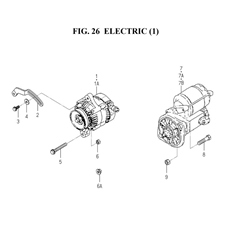 ELECTRIC (1)6005-801R-0100,6005-801R-0200) spare parts