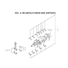 BEARING/UNDER SIZE (OPTION) spare parts