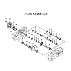 GEAR BOX (2) spare parts