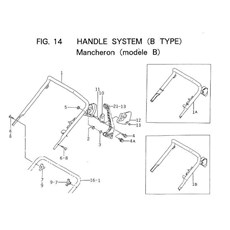 HANDLE SYSTEM (B TYPE) spare parts