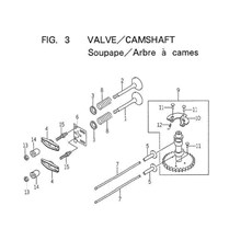 VALVE/CAMSHAFT spare parts