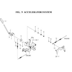 ACCELERATOR SYSTEM spare parts