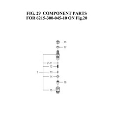 COMPONENT PARTS FOR 6215-300-045-10 ON Fig.020 spare parts
