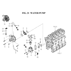 WATER PUMP spare parts