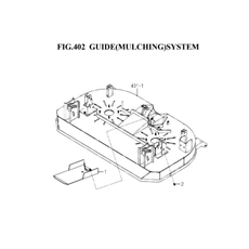GUIDE(MULCHING)SYSTEM spare parts