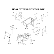 COVER(SIDE)SYSTEM(B TYPE) spare parts