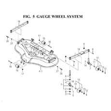 GAUGE WHEEL SYSTEM(8658-501D-0100) spare parts
