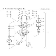 OPERATION (4) STEERING GEAR BOX spare parts