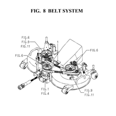 BELT SYSTEM(8665-203-0100) spare parts