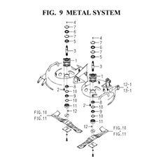 METAL SYSTEM(8663-301-0100) spare parts