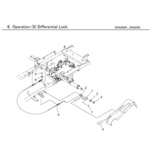 OPERATION (9) DIFFERENTIAL LOCK spare parts