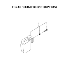 WEIGHT(15)SET(OPTION) spare parts