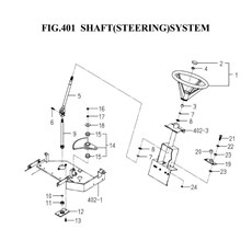 SHAFT(STEERING)SYSTEM(1782-407-0100) spare parts