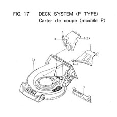 DECK SYSTEM (P TYPE) spare parts