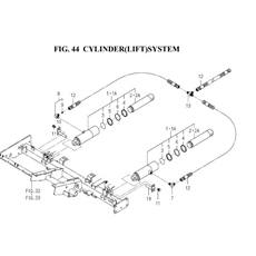 CYLINDER (LIFT) SYSTEM spare parts