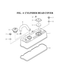 CYLINDER HEAD COVER (1) spare parts