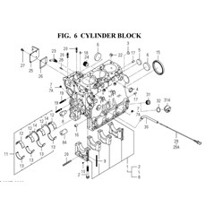 CYLINDER BLOCK (6005-203D-0100) spare parts