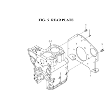 REAR PLATE spare parts