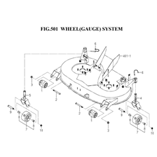 WHEEL(GAUGE)SYSTEM(8670-501-0100) spare parts