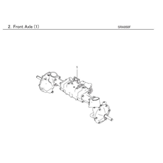 FRONT AXLE (1) spare parts