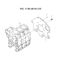 REAR PLATE (6004-220M-0100) spare parts