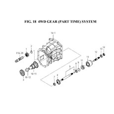 4WD GEAR (PART TIME) SYSTEM spare parts