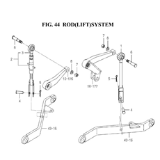 ROD(LIFT)SYSTEM(1836-515B-0100) spare parts