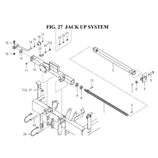 JACK UP SYSTEM(1752-555-0100) spare parts