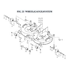 FIG. 23 WHEEL(GAUGE)SYSTEM spare parts
