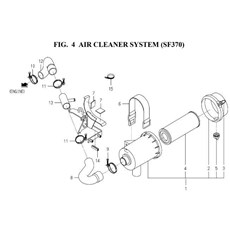 AIR CLEANER SYSTEM (SF370) spare parts