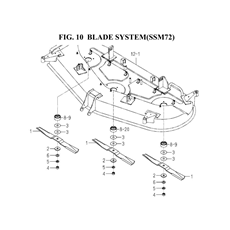 BLADE SYSTEM(SSM72)(8655-306A-0100) spare parts