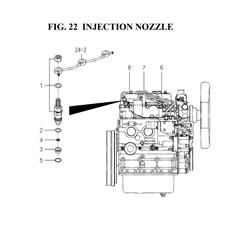 INJECTION NOZZLE (6005-501E-0100) spare parts