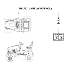 LABEL(CONTROL)(1782-902-0100) spare parts