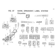 MARK, ORNAMENT, LABEL SYSTEM spare parts