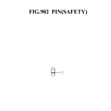 PIN(SAFETY)(8670-930-0100) spare parts