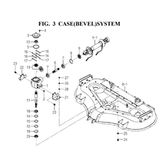CASE(BEVEL)SYSTEM(8658-201C-0100) spare parts