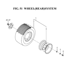 WHEEL(REAR)SYSTEM spare parts