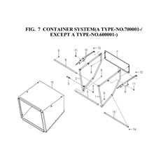 CONTAINER SYSTEM(A TYPE-NO.1-700001-/EXCEPT A TYPE-NO.1-600001-) spare parts