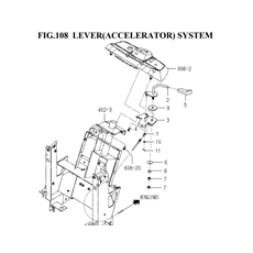 LEVER(ACCELERATOR)SYSTEM(1782-117-0100) spare parts
