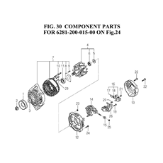 COMPONENT PARTS FOR 6281-200-015-00 ON Fig.24 spare parts