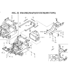 FRAME(MAIN)SYSTEM(450 TYPE) spare parts