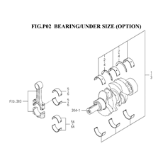 BEARING/UNDER SIZE (OPTION)(6003-209A-0100) spare parts