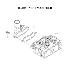 INLET MANIFOLD (6003-120A-0100) spare parts
