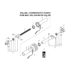 COMPONENT PARTS FOR 8667-101-310-00 spare parts