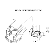 LIGHT(HEAD)SYSTEM spare parts