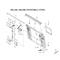 FRAME SYSTEM(LA TYPE)(8671-155A-0100) spare parts